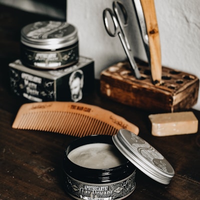 Vintage barberverktyg