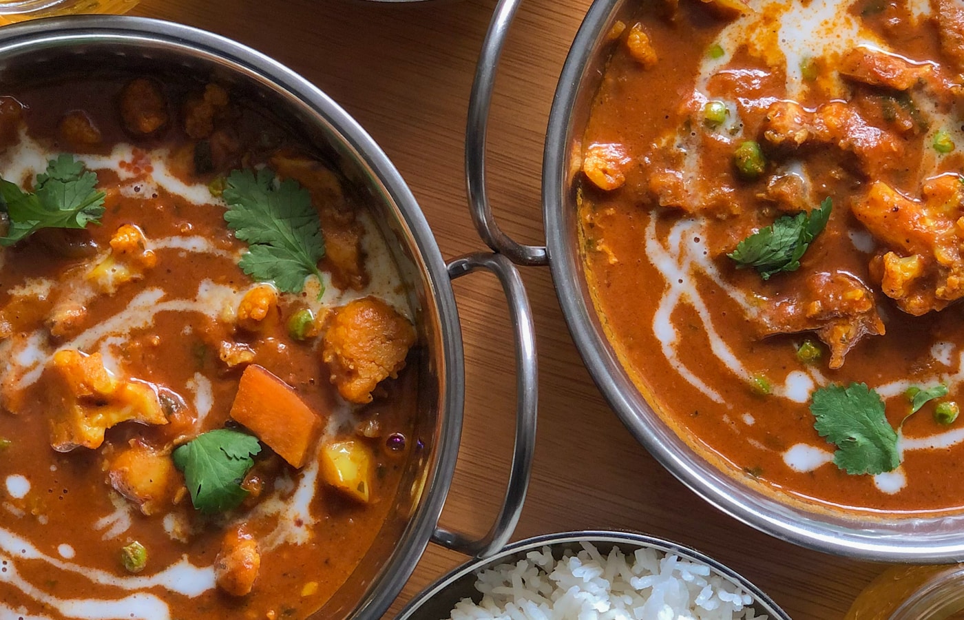 Indisk curry och naan